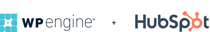 WP Engine and HubSpot cobranded logo